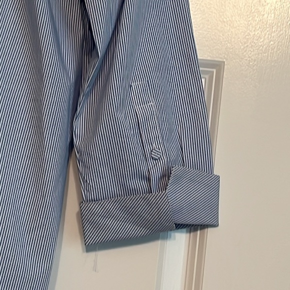 Women’s Ruffle Button Down Shirt - Picture 7 of 8